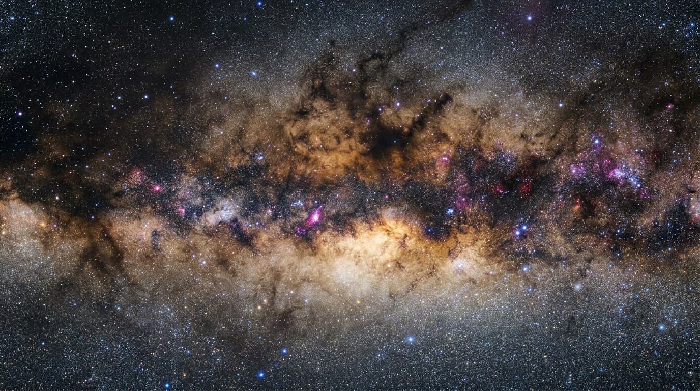 Deep space void beyond the Milky Way